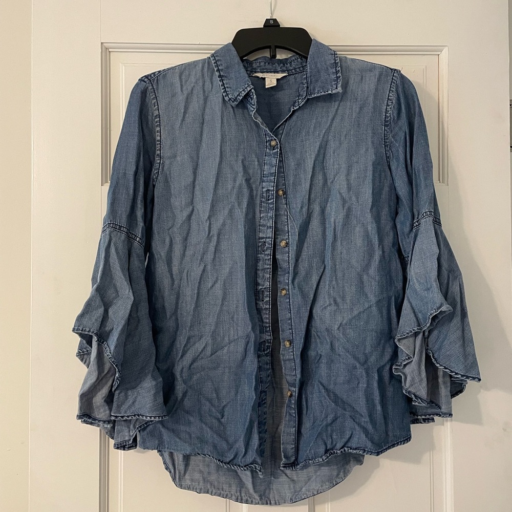 Denim Button Down Shirt